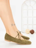 Balerini Dama PS888-16 ARMY GREEN | CINK ME