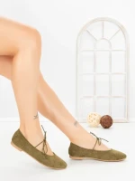 Balerini Dama PS888-16 ARMY GREEN | CINK ME