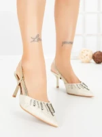 Pantofi Stiletto 13GB-22 GOLD | CINK ME