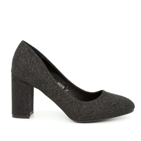 Pantofi cu Toc GE27B Black Mei