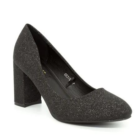 Pantofi cu Toc GE27B Black Mei