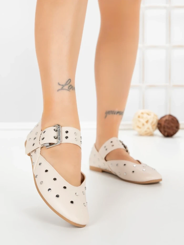 Balerini Dama PS888-18 BEIGE | CINK ME