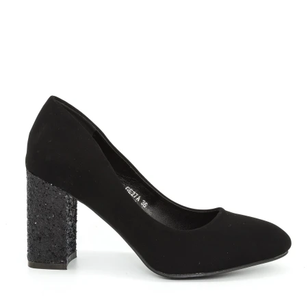 Pantofi cu Toc GE27A Black Mei