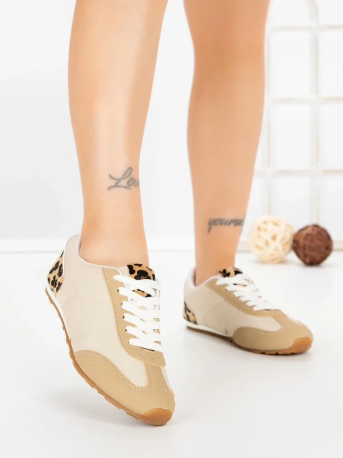 Pantofi Sport Dama L-557 KHAKI | CINK ME