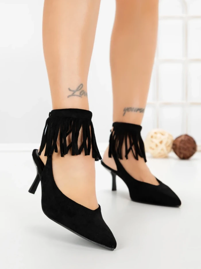 Pantofi Stiletto GH5-20 BLACK | CINK ME