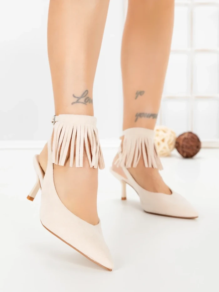 Pantofi Stiletto GH5-20 BEIGE | CINK ME