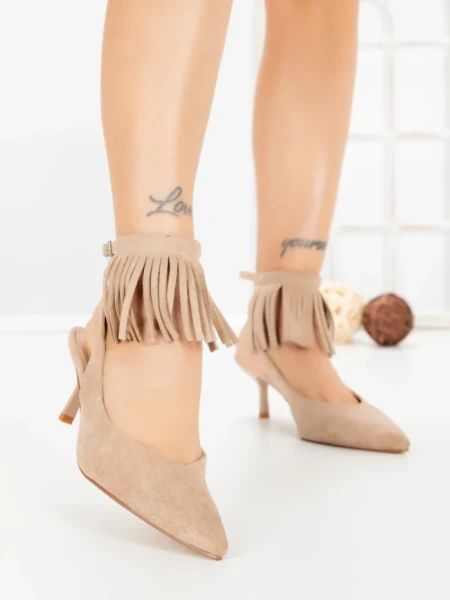 Pantofi Stiletto GH5-20 KHAKI | CINK ME