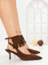 Pantofi Stiletto GH5-20 BROWN | CINK ME