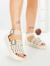 Sandale Dama cu Platforma SX-18 BEIGE | VIVIRICH