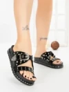 Papuci Dama cu Talpa Joasa 98-19 BLACK | VIVIRICH