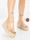 Papuci Dama cu Platforma 1-820 NUDE | VIVIRICH