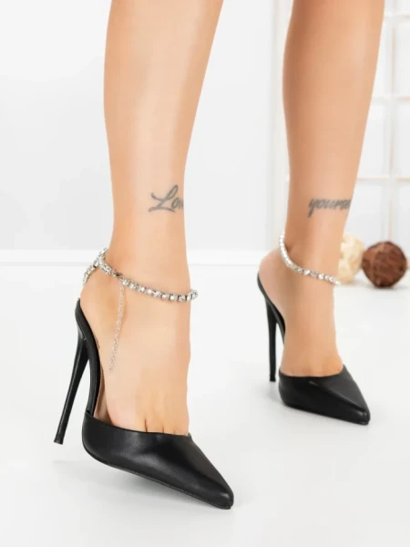 Pantofi Stiletto TOT-133 BLACK | L.DAY