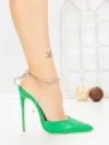 Pantofi Stiletto TOT-133 GREEN | L.DAY