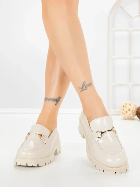 Pantofi Casual Dama 8807 BEIGE | L.DAY