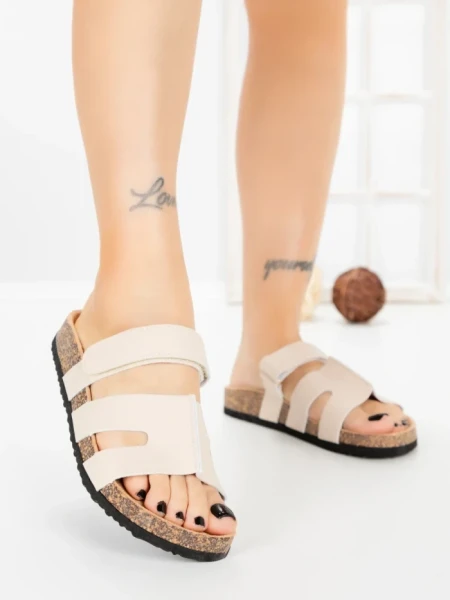 Papuci Dama cu Talpa Joasa SY1107 BEIGE | ABLOOM