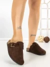 Papuci Dama cu Talpa Joasa 5LE37 BROWN | MEI