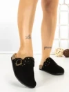 Papuci Dama cu Talpa Joasa 5LE108 BLACK | MEI