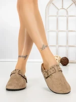Papuci Dama cu Talpa Joasa 5LE108 KHAKI | MEI