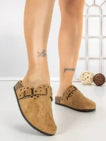 Papuci Dama cu Talpa Joasa 5LE108 CAMEL | MEI