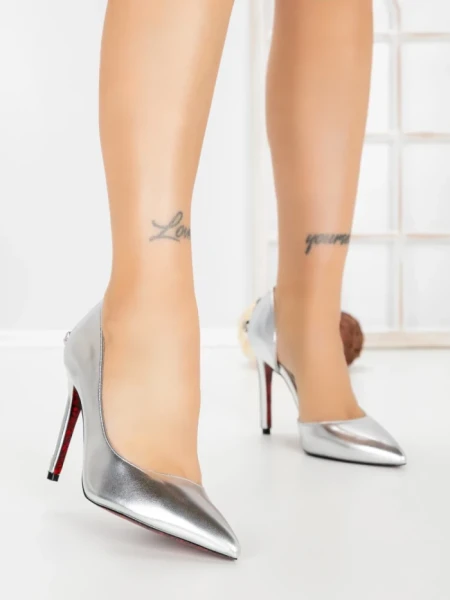 Pantofi Stiletto 6DC2 SILVER | MEI
