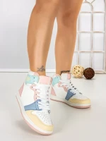 Pantofi Sport Dama CT2020C15-7 BLANCO-ROSA-GRIS | STEPS HIGHER