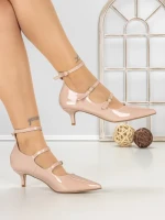 Pantofi Stiletto U788-76F BEIGE | CINK ME