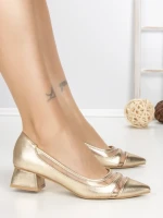 Pantofi Stiletto DB-3438 GOLD | BUONAROTTI