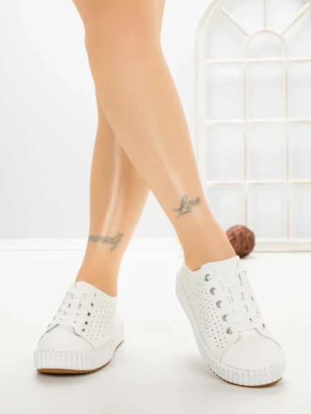 Pantofi Sport Dama AD-5240 WHITE | BUONAROTTI