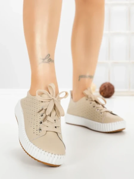 Pantofi Sport Dama AD-5240 BEIGE | BUONAROTTI