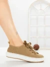 Pantofi Sport Dama AD-5240 KHAKI | BUONAROTTI