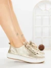Pantofi Sport Dama AD-5240 GOLD | BUONAROTTI