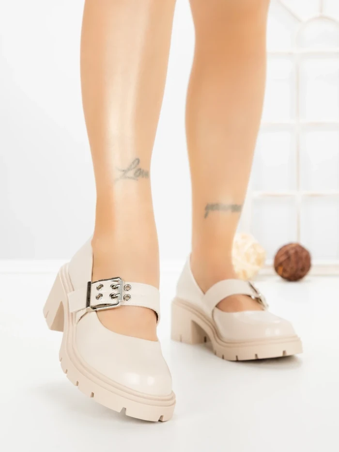 Pantofi Casual Dama 8251 BEIGE | CM