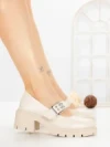 Pantofi Casual Dama 8251 BEIGE | CM