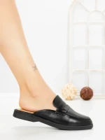 Papuci Dama cu Talpa Joasa 2301 BLACK | CM