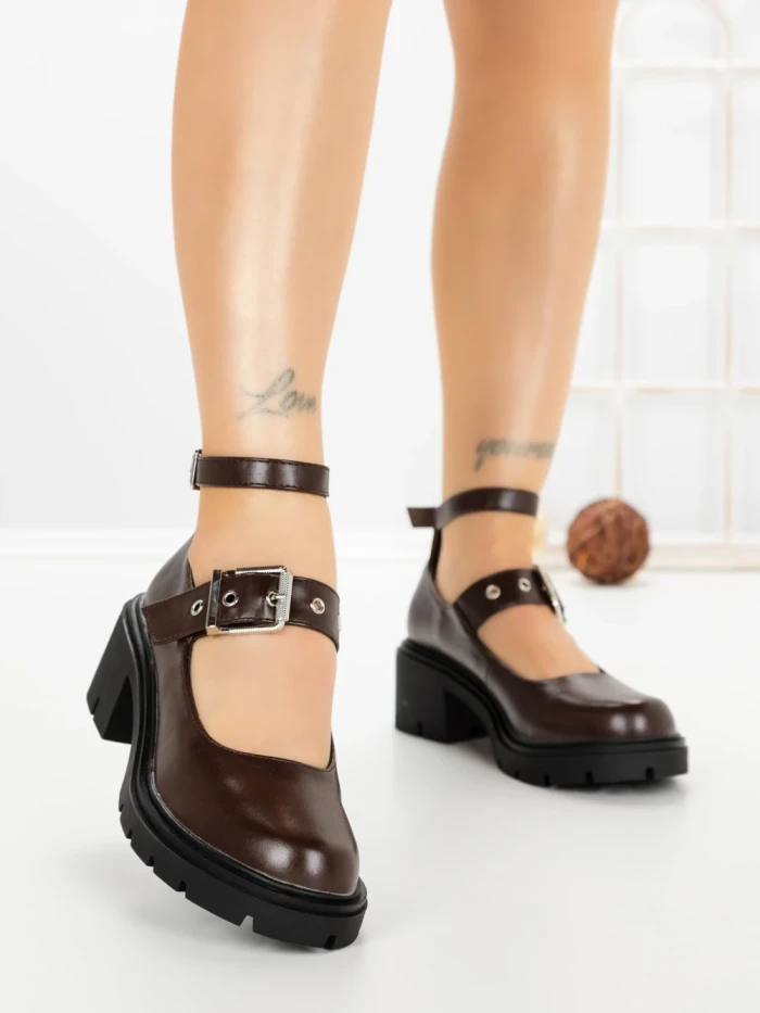 Pantofi Casual Dama 8252 BROWN | CM