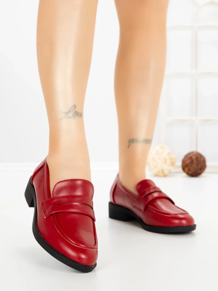 Pantofi Casual Dama 8230 BURGUNDY | CM