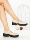 Pantofi Casual Dama 77-573 BEIGE | CM