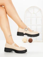 Pantofi Casual Dama 77-573 BEIGE | CM