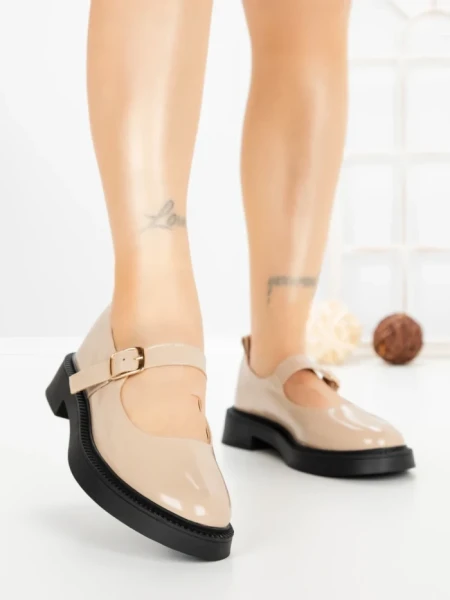 Pantofi Casual Dama 8265 BEIGE | CM