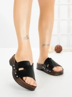 Papuci Dama cu Platforma 2032 BLACK | GALLEVANI