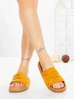 Papuci Dama cu Platforma 2021 YELLOW | GALLEVANI
