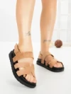 Sandale Dama cu Platforma FF-81 KHAKI | EMAS