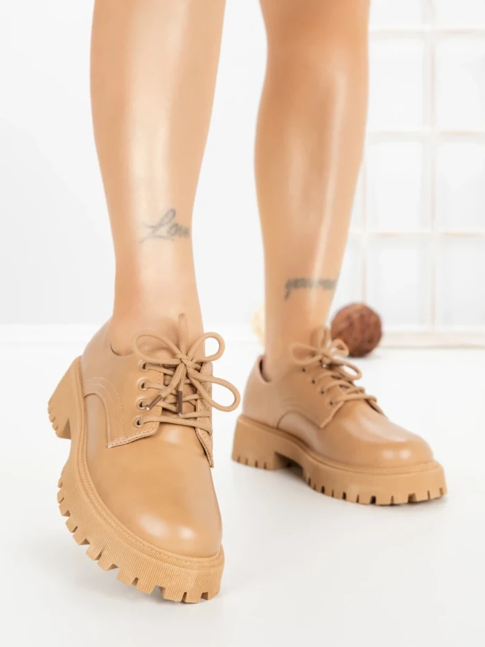 Pantofi Casual Dama PP-9 KHAKI | EMAS