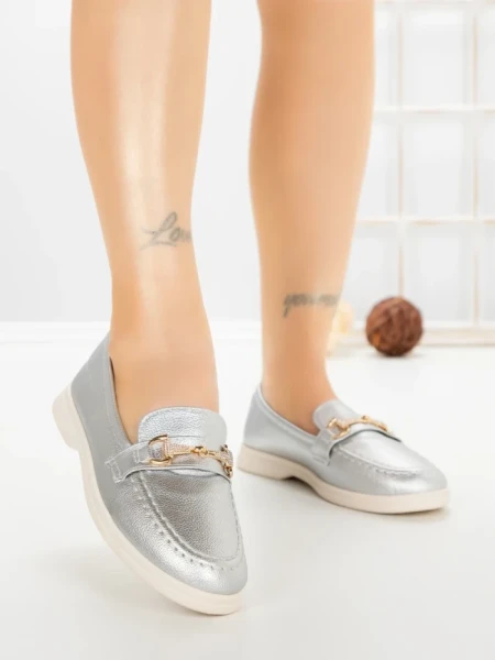 Pantofi Casual Dama EE-21 SILVER | EMAS
