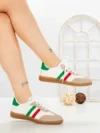 Pantofi Sport Dama LA-79 RED-GREEN | ANDERINA