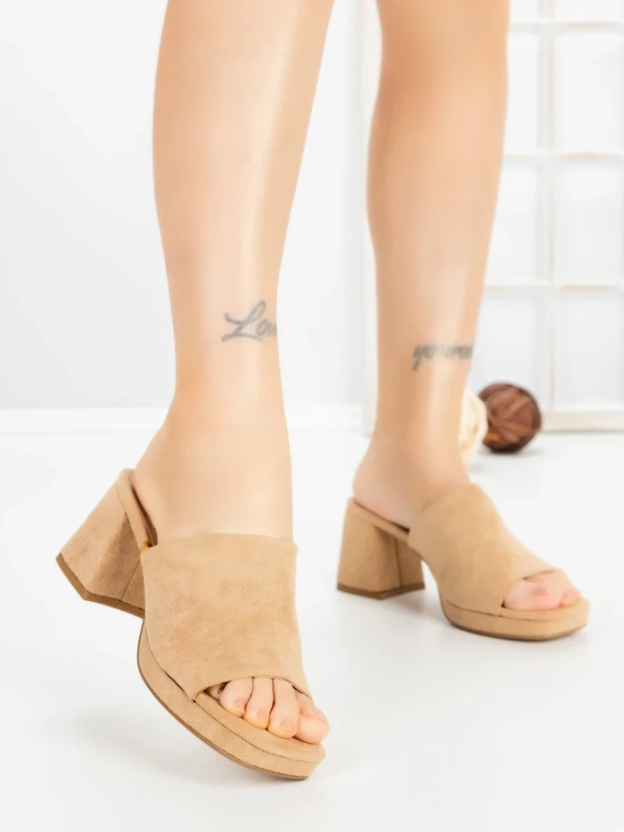 Papuci Dama cu Toc JM170F CAMEL | ANNALISE