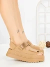 Sandale Dama cu Platforma JM576 KHAKI | ANNALISE