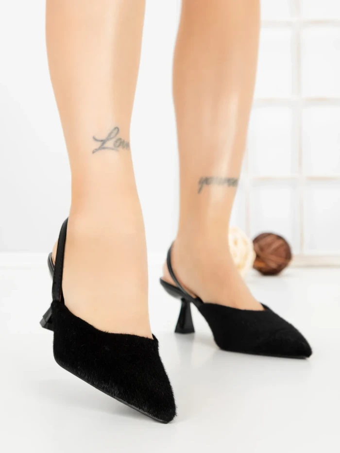 Pantofi Stiletto 88106 BLACK | GOWIN
