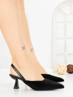 Pantofi Stiletto 88106 BLACK | GOWIN