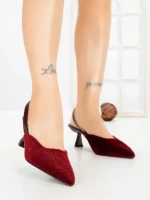 Pantofi Stiletto 88106 WINERED | GOWIN